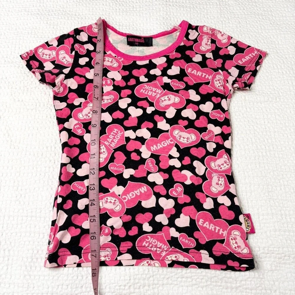 Earth Magic j-fashion heart AOP baby tee